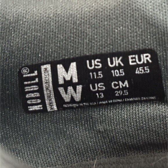 NoBull Mens Ripstop Runner Crossfit Shoes Gray Green Sneakers Gym Running 11.5 - Picture 9 of 10